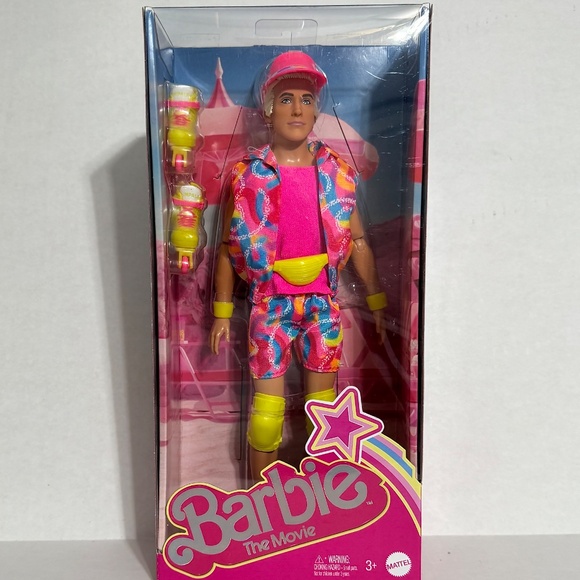 Barbie The Movie Ken Doll Collectible Skate Outfit with Skates New In Box - Picture 2 of 8